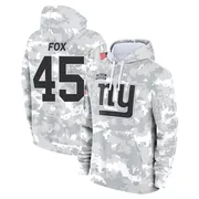 Men's Tomon Fox New York Giants Camo Arctic 2024 Salute to Service Club Fleece Pullover Hoodie