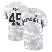 Men's Tomon Fox New York Giants Camo Arctic 2024 Salute to Service Performance T-Shirt