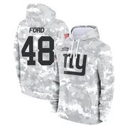 Men's Trace Ford New York Giants Camo Arctic 2024 Salute to Service Club Fleece Pullover Hoodie