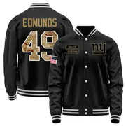 Men's Tremaine Edmunds New York Giants Black Salute to Service Sideline Performance Jacket