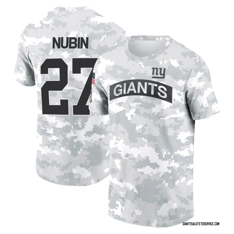 Men's Tyler Nubin New York Giants Camo Arctic 2024 Salute to Service Performance T-Shirt