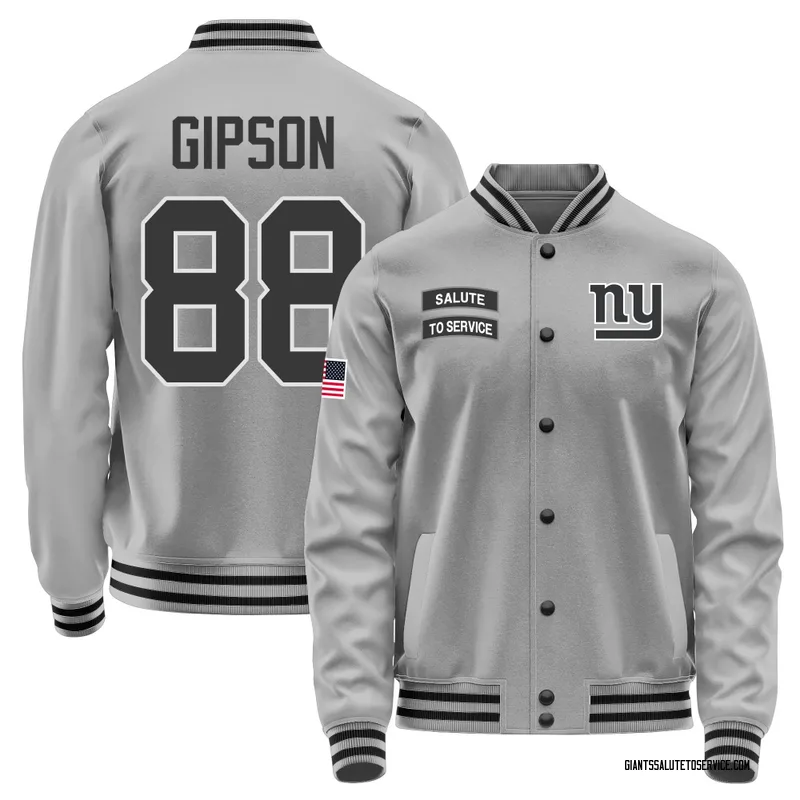 Men's Xavier Gipson New York Giants Gray Salute to Service Performance Jacket