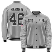 Men's Zaire Barnes New York Giants Gray Salute to Service Performance Jacket