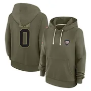 Women's Ben Mann New York Giants Olive 2025 Salute to Service Hoodie