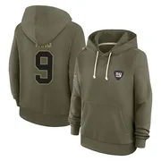 Women's Brad Wing New York Giants Olive 2025 Salute to Service Hoodie