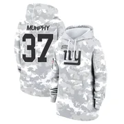 Women's Caleb Murphy New York Giants Camo Arctic 2024 Salute to Service Club Fleece Pullover Hoodie