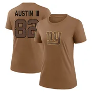 Women's Calvin Austin III New York Giants Legend Brown 2023 Salute To Service Performance T-Shirt