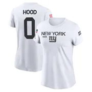 Women's Colton Hood New York Giants Legend White 2024 Salute to Service Performance T-Shirt