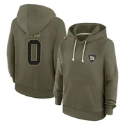 Women's Colton Hood New York Giants Olive 2025 Salute to Service Hoodie