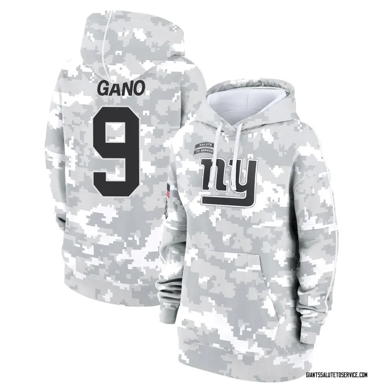 Women's Graham Gano New York Giants Camo Arctic 2024 Salute to Service Club Fleece Pullover Hoodie