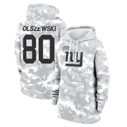 Women's Gunner Olszewski New York Giants Camo Arctic 2024 Salute to Service Club Fleece Pullover Hoodie