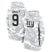 Women's Isaiah Likely New York Giants Camo Arctic 2024 Salute to Service Club Fleece Pullover Hoodie