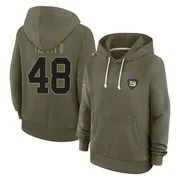 Women's Jermaine Terry II New York Giants Olive 2025 Salute to Service Hoodie