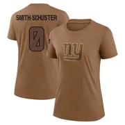 Women's JuJu Smith-Schuster New York Giants Legend Brown 2023 Salute To Service Performance T-Shirt
