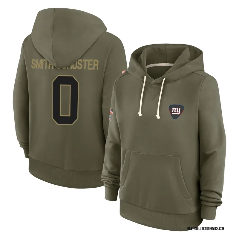 Women's JuJu Smith-Schuster New York Giants Olive 2025 Salute to Service Hoodie