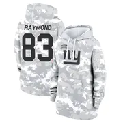 Women's Kalif Raymond New York Giants Camo Arctic 2024 Salute to Service Club Fleece Pullover Hoodie