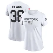 Women's Korie Black New York Giants Legend White 2024 Salute to Service Performance T-Shirt