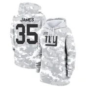 Women's LaMareon James New York Giants Camo Arctic 2024 Salute to Service Club Fleece Pullover Hoodie
