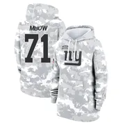 Women's Marcus Mbow New York Giants Camo Arctic 2024 Salute to Service Club Fleece Pullover Hoodie