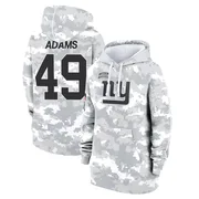 Women's Matthew Adams New York Giants Camo Arctic 2024 Salute to Service Club Fleece Pullover Hoodie