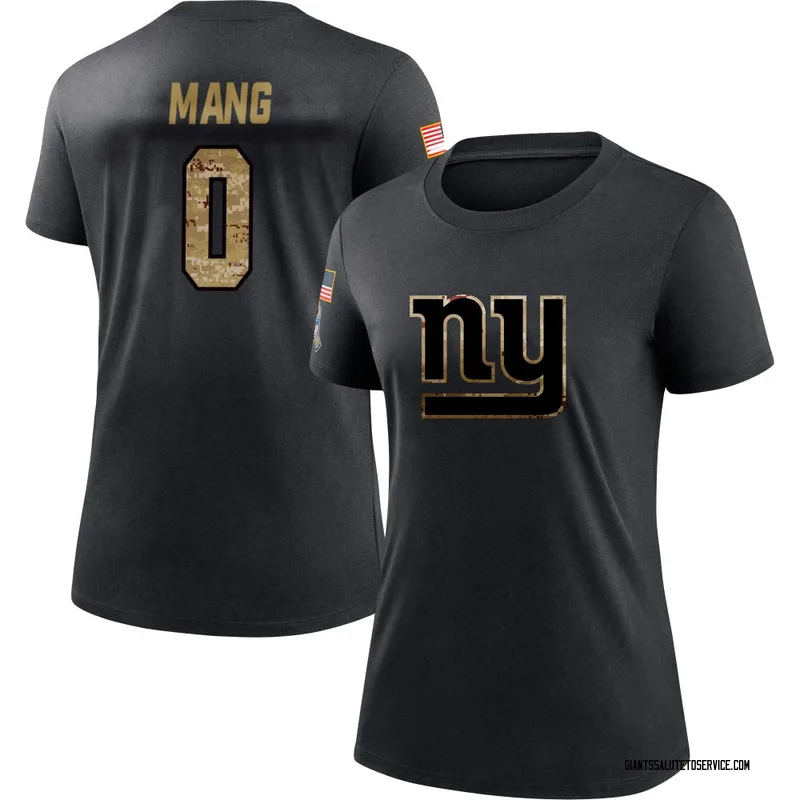 Women's Maximilian Mang New York Giants Black 2020 Salute To Service Performance T-Shirt