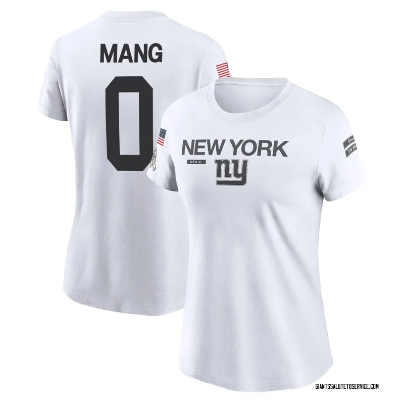 Women's Maximilian Mang New York Giants Legend White 2024 Salute to Service Performance T-Shirt