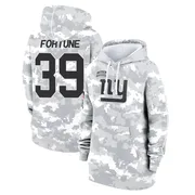 Women's O'Donnell Fortune New York Giants Camo Arctic 2024 Salute to Service Club Fleece Pullover Hoodie