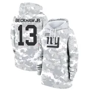 Women's Odell Beckham Jr. New York Giants Camo Arctic 2024 Salute to Service Club Fleece Pullover Hoodie