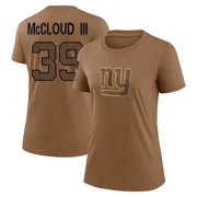 Women's Ray-Ray McCloud III New York Giants Legend Brown 2023 Salute To Service Performance T-Shirt