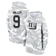 Women's Ryan Miller New York Giants Camo Arctic 2024 Salute to Service Club Fleece Pullover Hoodie