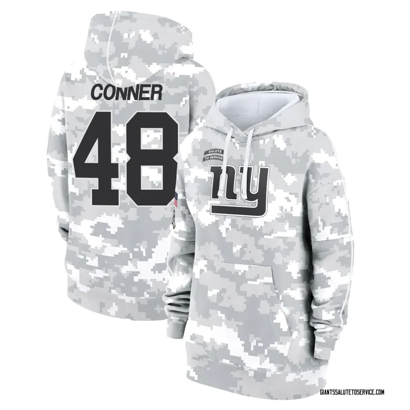 Women's Tanner Conner New York Giants Camo Arctic 2024 Salute to Service Club Fleece Pullover Hoodie