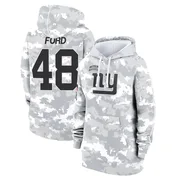Women's Trace Ford New York Giants Camo Arctic 2024 Salute to Service Club Fleece Pullover Hoodie