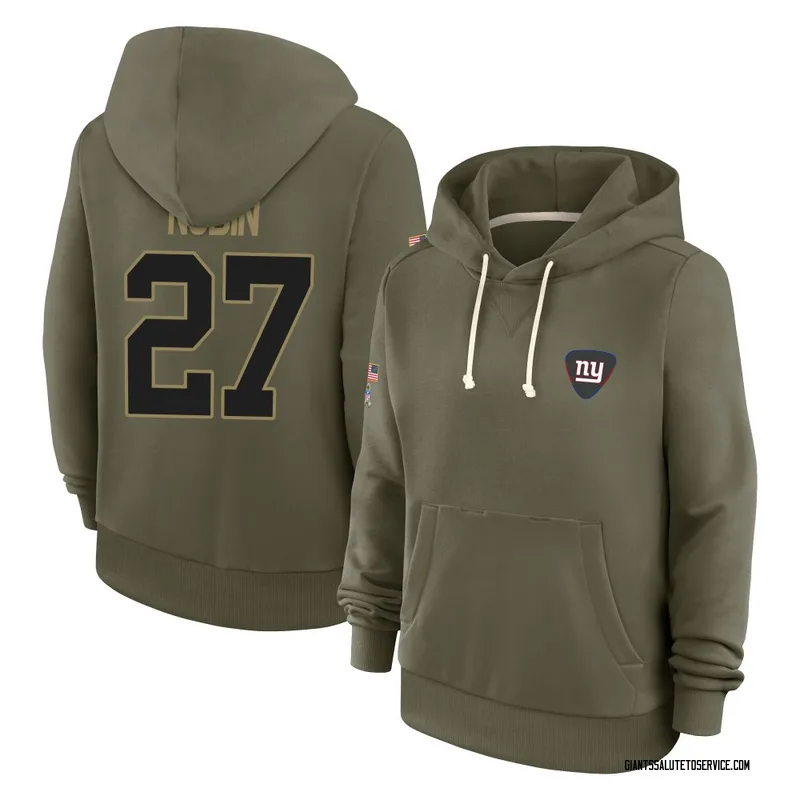 Women's Tyler Nubin New York Giants Olive 2025 Salute to Service Hoodie