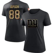 Women's Xavier Gipson New York Giants Black 2020 Salute To Service Performance T-Shirt