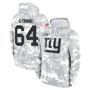 Youth Aaron Stinnie New York Giants Camo Arctic 2024 Salute to Service Club Fleece Pullover Hoodie
