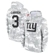 Youth Abdul Carter New York Giants Camo Arctic 2024 Salute to Service Club Fleece Pullover Hoodie