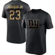 Youth Anthony Johnson Jr. New York Giants Black 2020 Salute To Service Performance T-Shirt