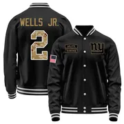 Youth Antwane Wells Jr. New York Giants Black Salute to Service Sideline Performance Jacket