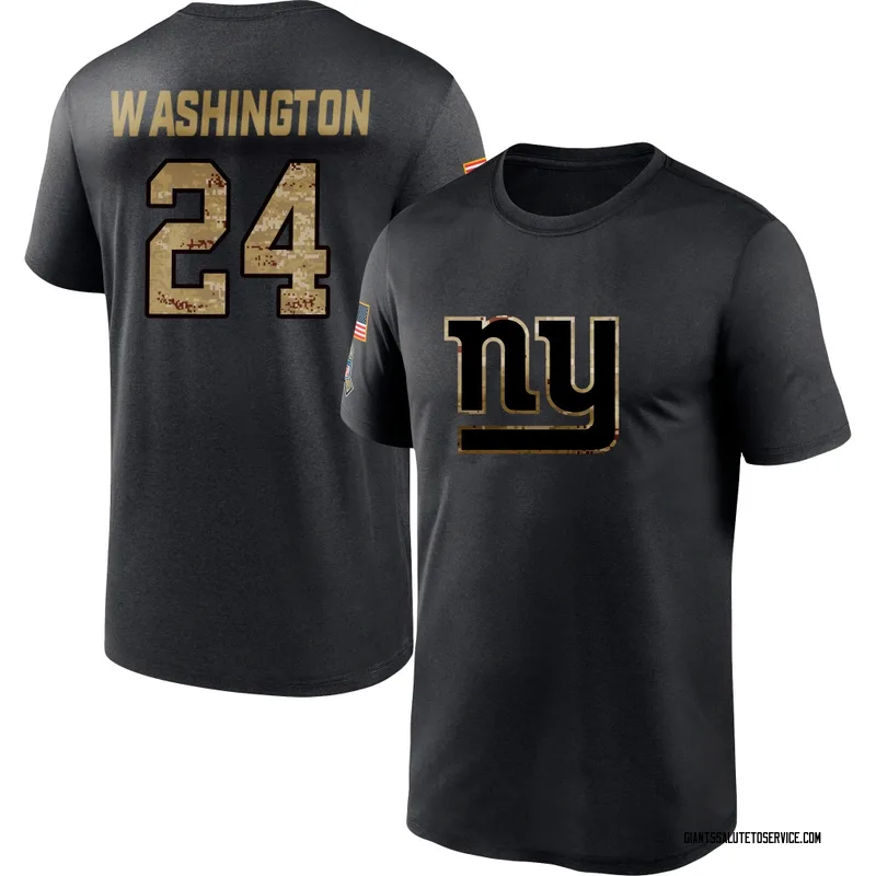 Youth Ar'Darius Washington New York Giants Black 2020 Salute To Service Performance T-Shirt