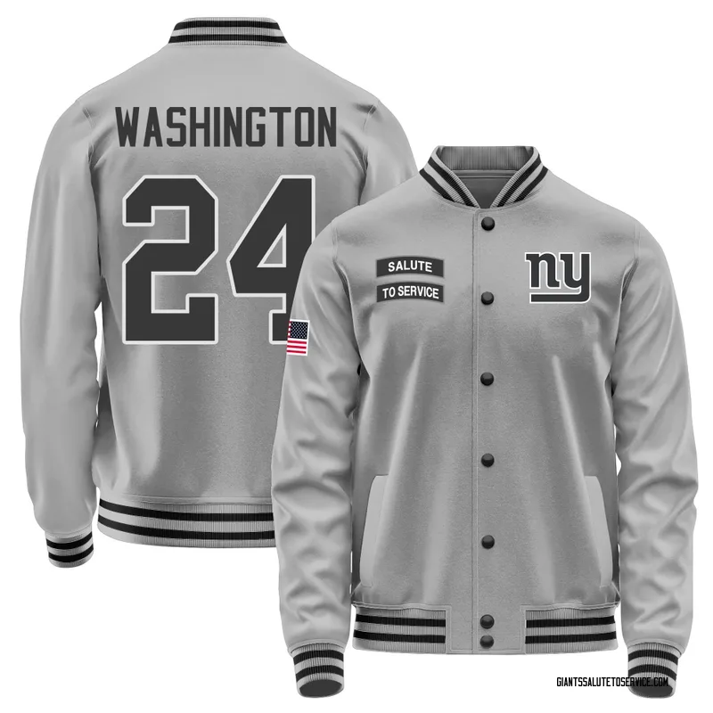 Youth Ar'Darius Washington New York Giants Gray Salute to Service Performance Jacket