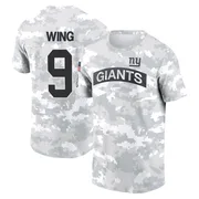 Youth Brad Wing New York Giants Camo Arctic 2024 Salute to Service Performance T-Shirt