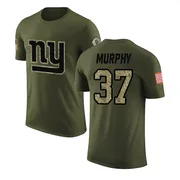 Youth Caleb Murphy New York Giants Legend Olive Salute to Service T-Shirt