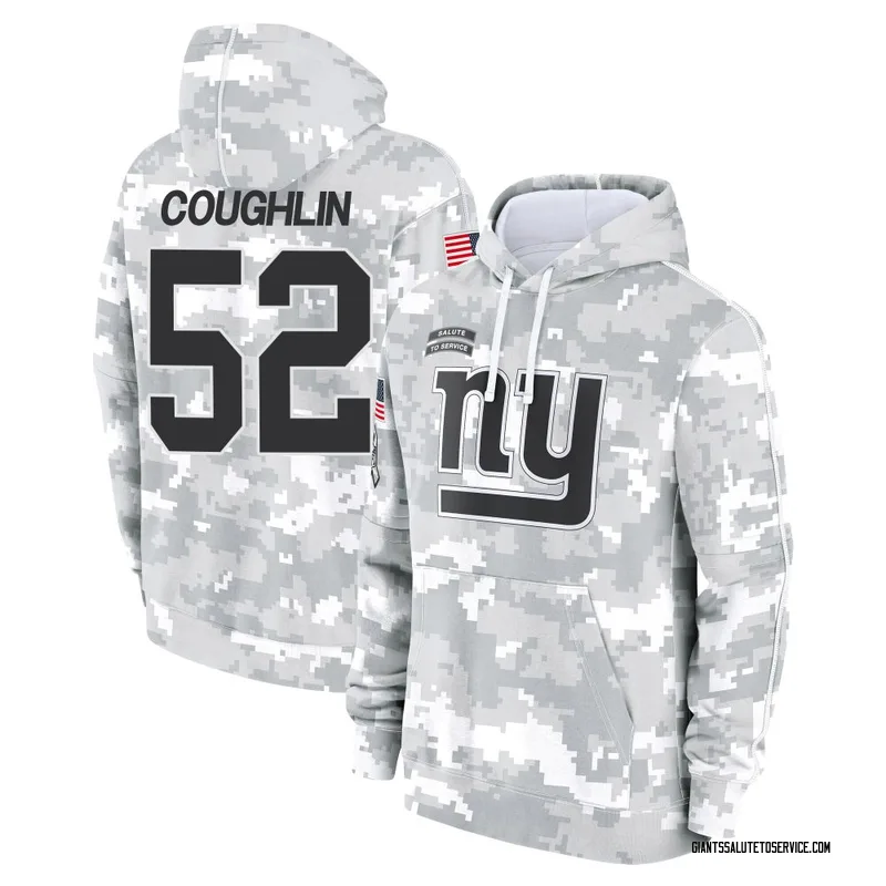 Youth Carter Coughlin New York Giants Camo Arctic 2024 Salute to Service Club Fleece Pullover Hoodie