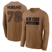 Youth Chris Hubbard New York Giants Brown 2023 Salute To Service Long Sleeve T-Shirt
