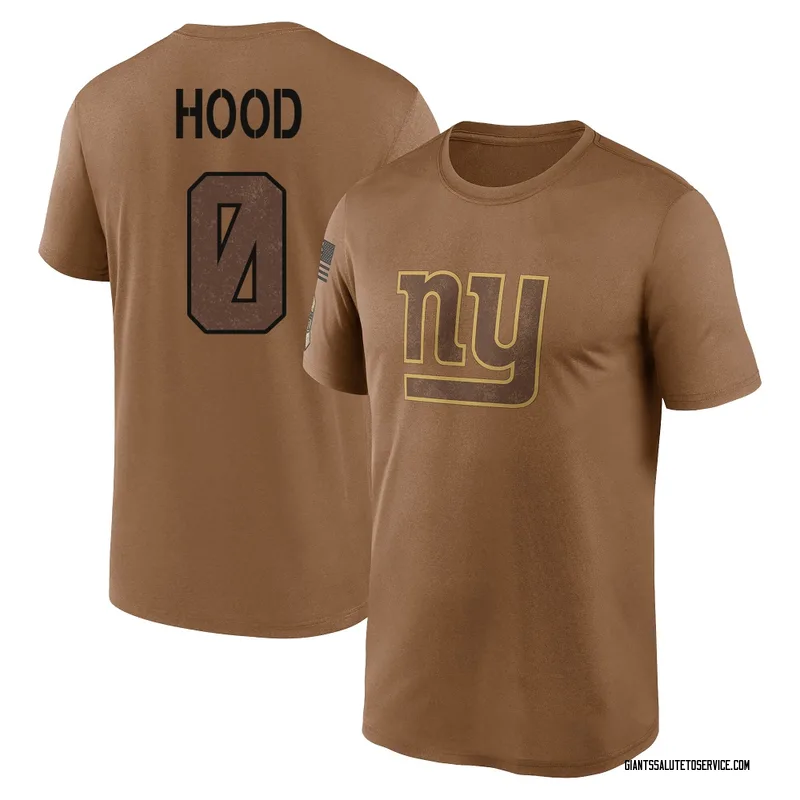 Youth Colton Hood New York Giants Legend Brown 2023 Salute To Service Performance T-Shirt