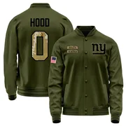 Youth Colton Hood New York Giants Olive Salute to Service Sideline Performance Jacket