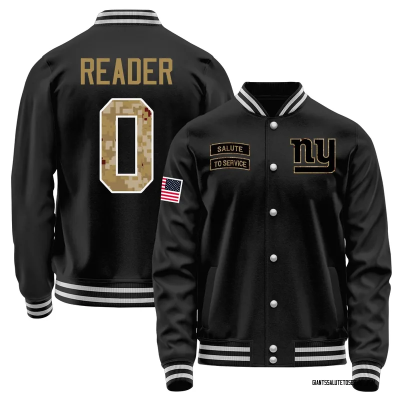 Youth DJ Reader New York Giants Black Salute to Service Sideline Performance Jacket