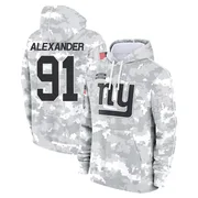 Youth Darius Alexander New York Giants Camo Arctic 2024 Salute to Service Club Fleece Pullover Hoodie