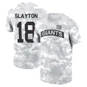 Youth Darius Slayton New York Giants Camo Arctic 2024 Salute to Service Performance T-Shirt