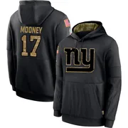 Youth Darnell Mooney New York Giants Black 2020 Salute to Service Sideline Performance Pullover Hoodie